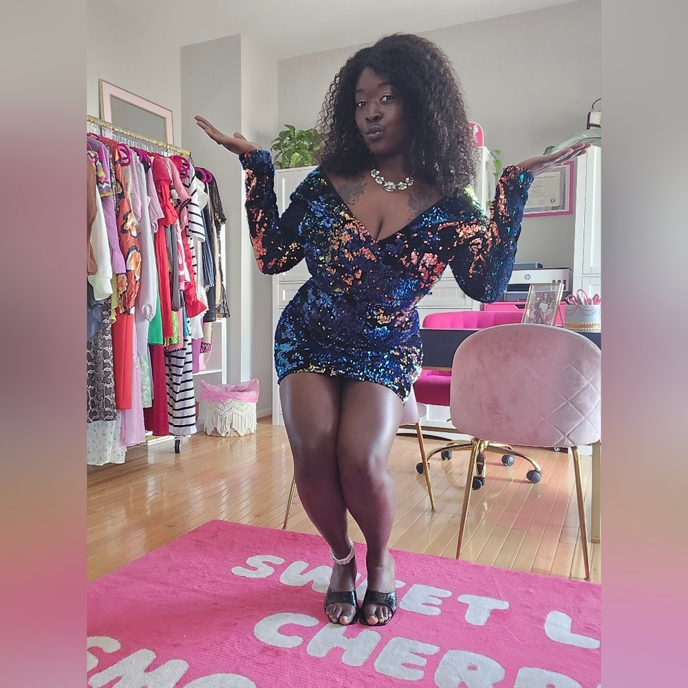 Nasty Gal - All Over Sequin Dress